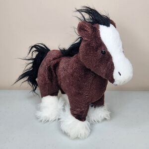 Webkinz Plush Horse - Brown White Ganz